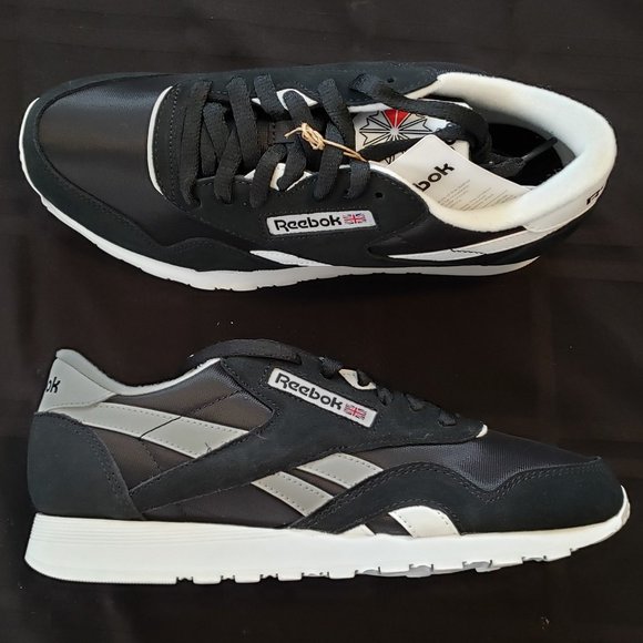 Reebok Other - NEW Reebok Classic Nylon Men's Black/White Size 7 Shoes